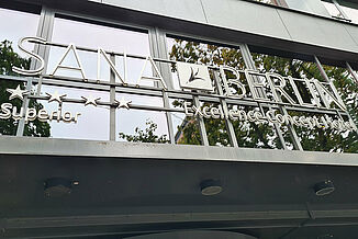 Salle de fitness de l'hôtel SANA à Berlin avec REGUPOL sonusfit et un revêtement de sol sportif REGUPOL everoll.